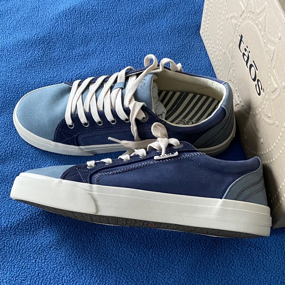 Taos Footwear Blue and Light Blue Sneakers - Picture 7 of 7